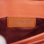 Chanel Shoulder Bag Brilliant Patent Leather Pink Silver — view 5
