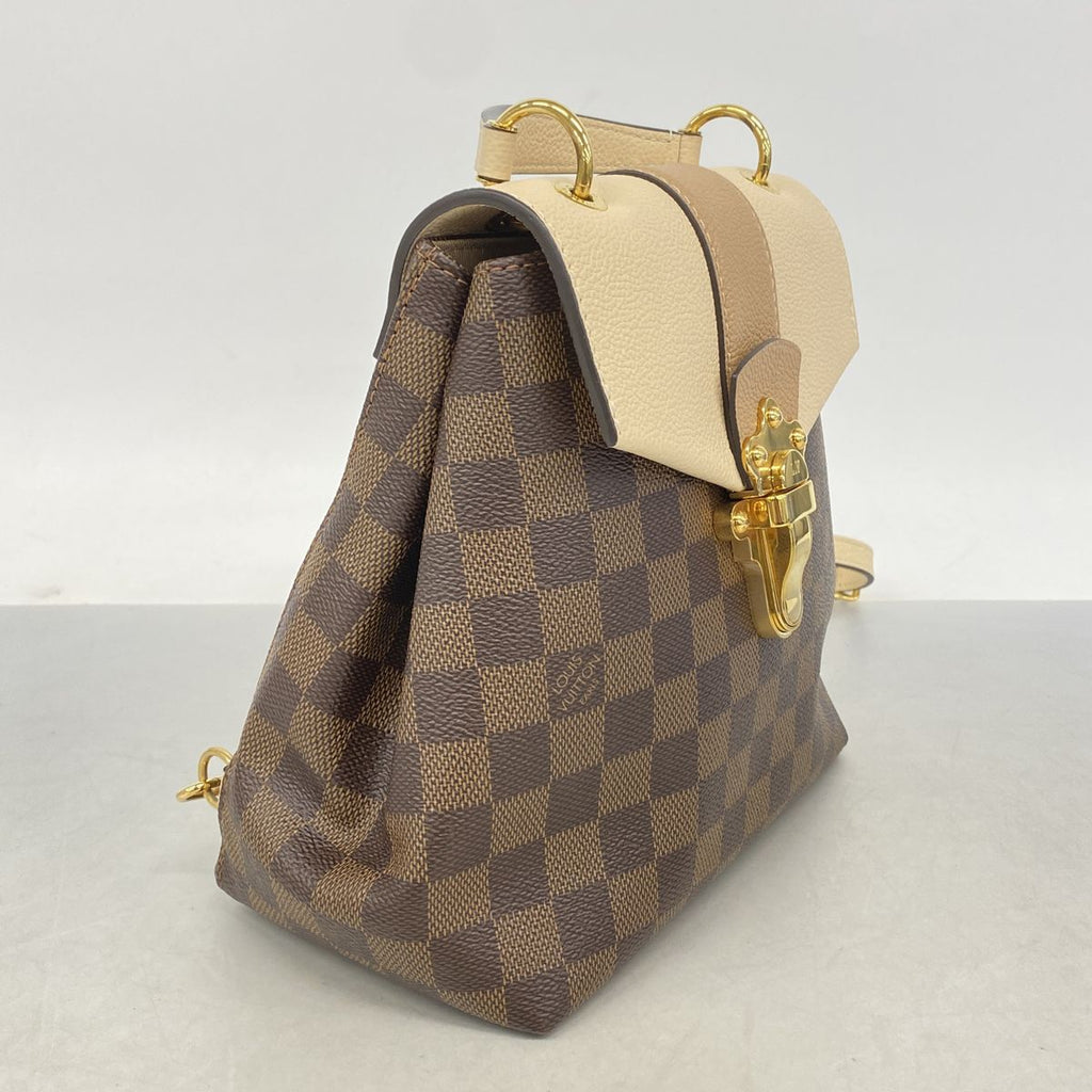 Louis Vuitton Backpack Damier Clapton Ebene Cream — view 2