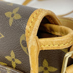 Louis Vuitton Shoulder Bag Monogram Solonge Brown — view 7