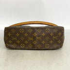 Louis Vuitton Shoulder Bag Monogram Looping GM Brown — view 3