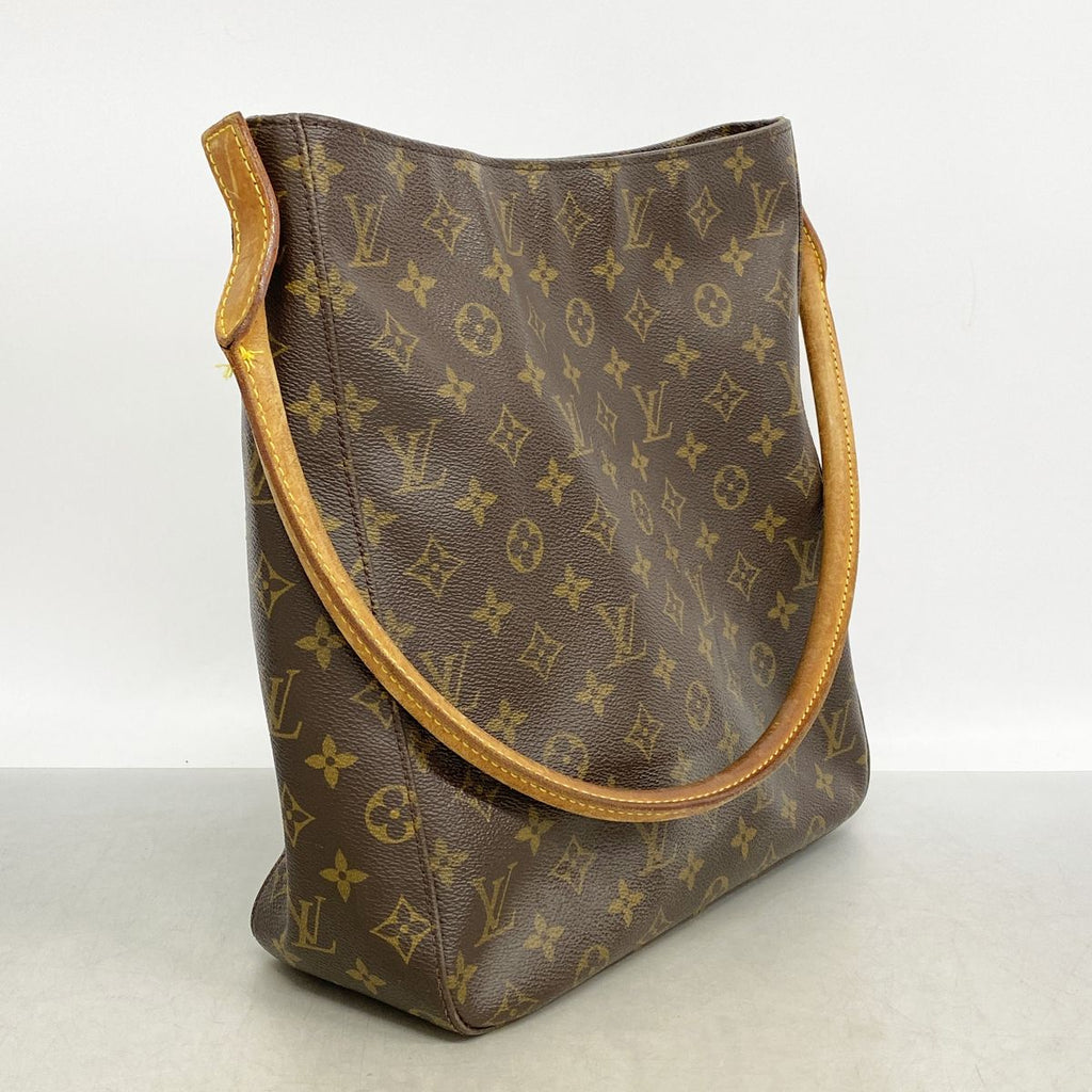 Louis Vuitton Shoulder Bag Monogram Looping GM Brown — view 2