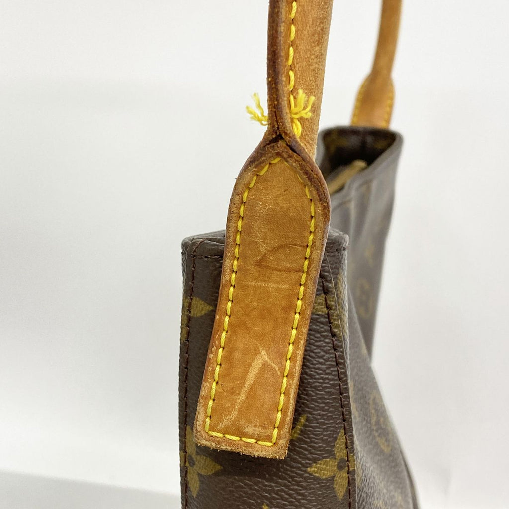 Louis Vuitton Shoulder Bag Monogram Looping GM Brown — view 8