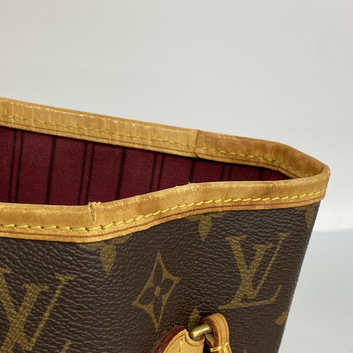 Louis Vuitton Tote Bag Monogram Neverfull MM Fuchsia — view 6
