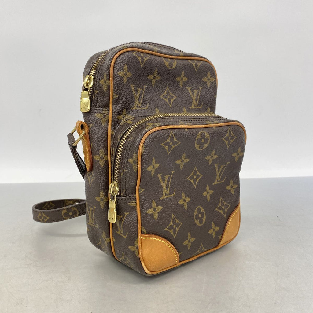 Louis Vuitton Shoulder Bag Monogram Amazon Brown — view 2