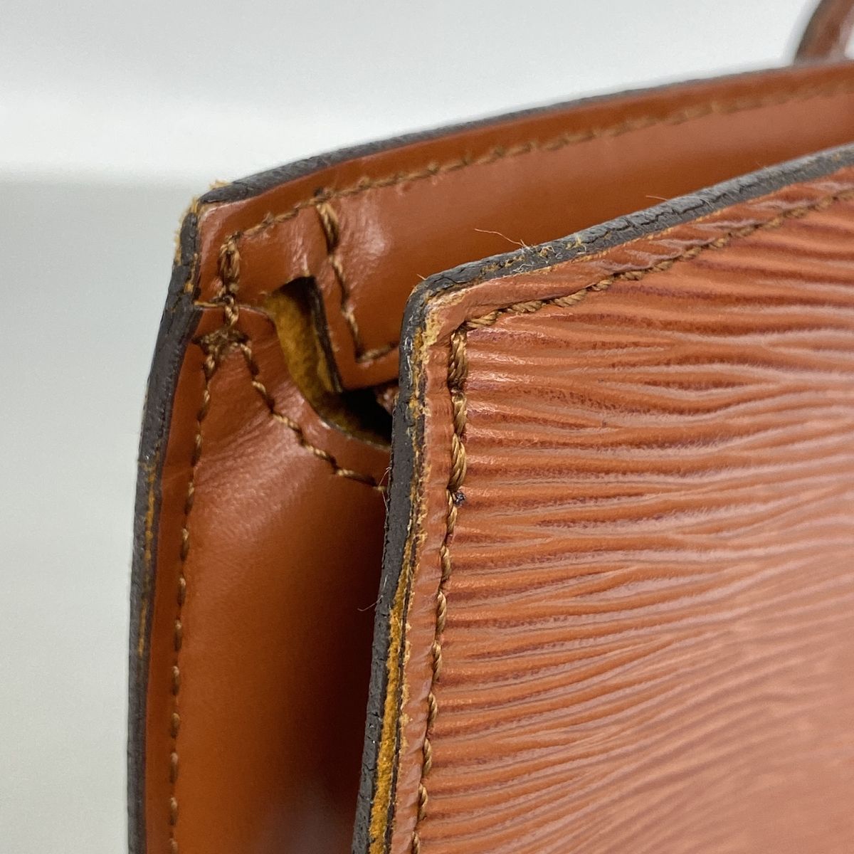 Louis Vuitton Handbag Epi Saint Jacques Kenya Brown — view 6