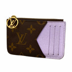 Louis Vuitton Coin Purse Monogram Card Case Romy Lilac