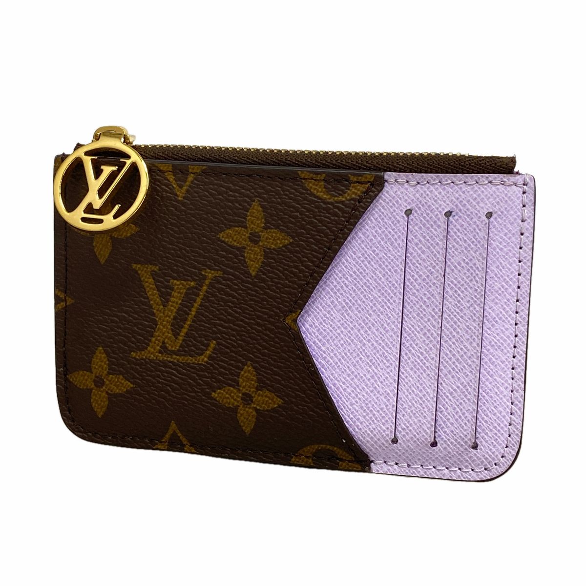 Louis Vuitton Coin Purse Monogram Card Case Romy Lilac