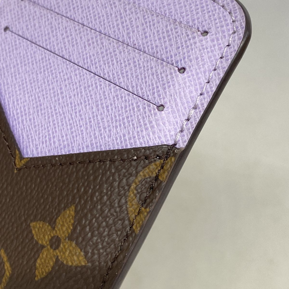 Louis Vuitton Coin Purse Monogram Card Case Romy Lilac — view 5