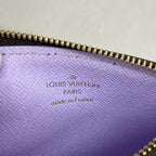 Louis Vuitton Coin Purse Monogram Card Case Romy Lilac — view 4