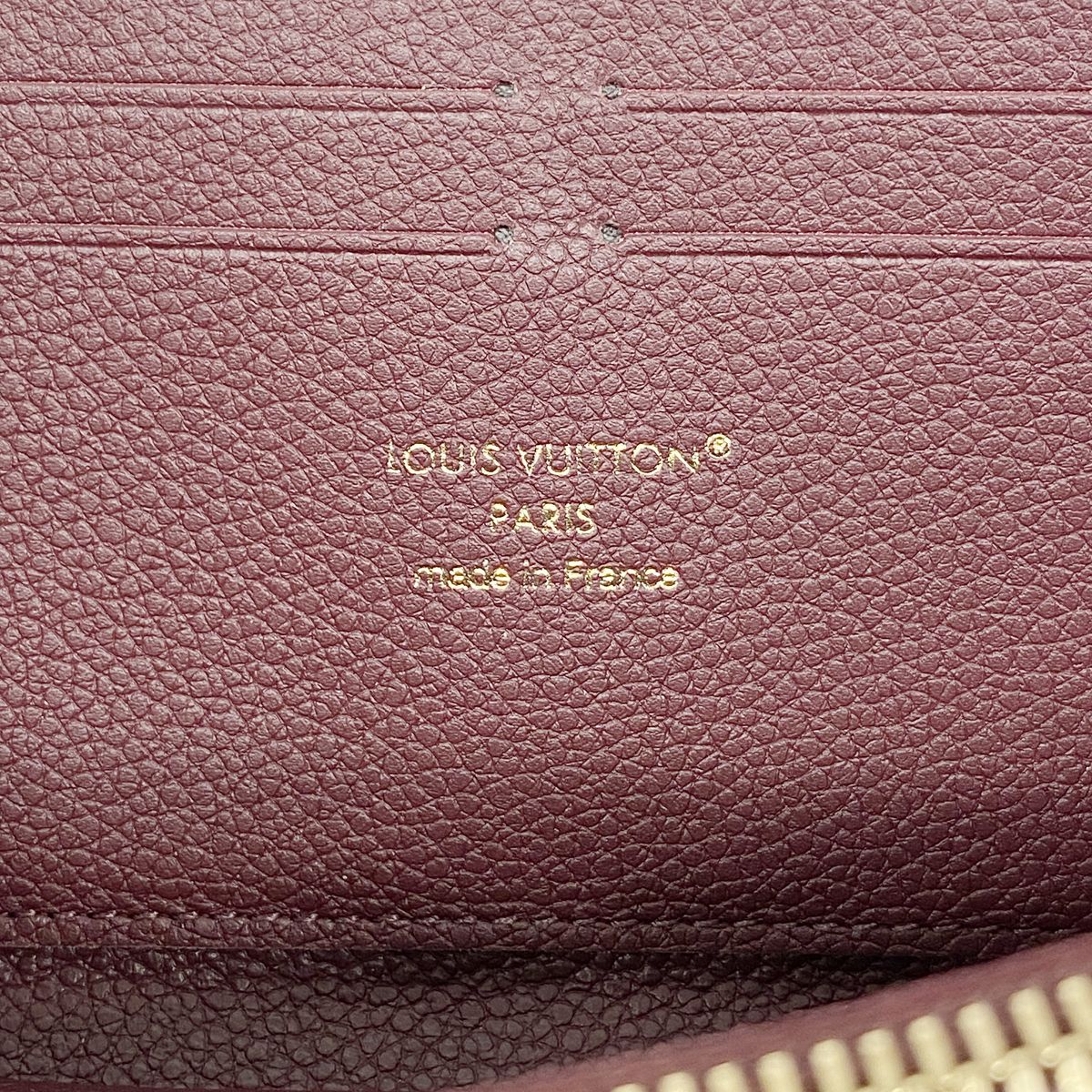 Louis Vuitton Wallet Monogram Empreinte Portefeuille Clemence Grenad Red — view 4