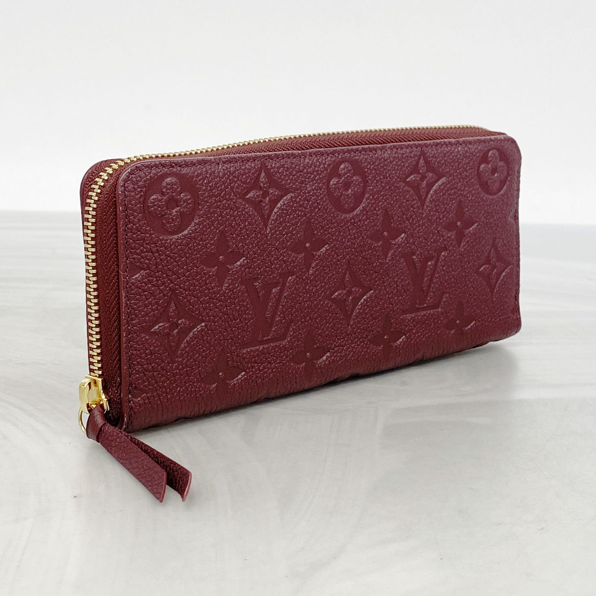 Louis Vuitton Wallet Monogram Empreinte Portefeuille Clemence Grenad Red — view 2