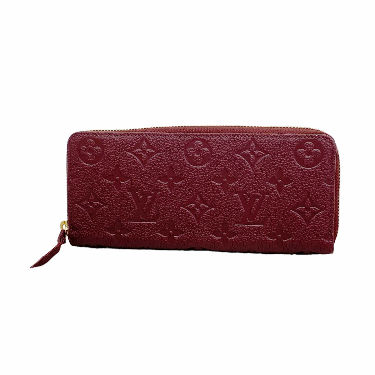 Louis Vuitton Wallet Monogram Empreinte Portefeuille Clemence Grenad Red