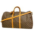 Louis Vuitton Boston Bag Monogram Keepall Bandouliere 60 Brown