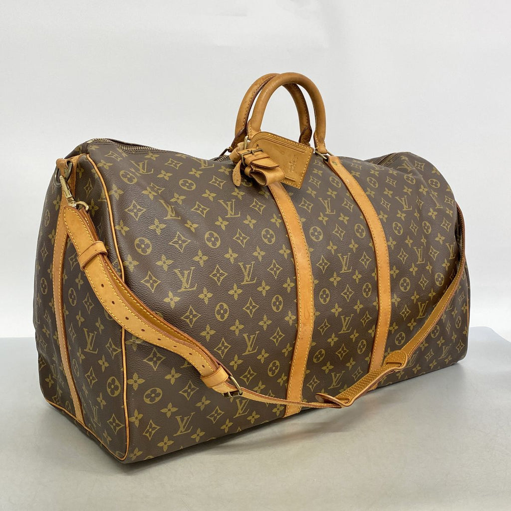 Louis Vuitton Boston Bag Monogram Keepall Bandouliere 60 Brown — view 2