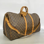 Louis Vuitton Boston Bag Monogram Keepall Bandouliere 60 Brown — view 2