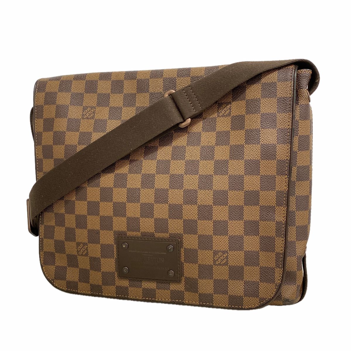 Louis Vuitton Shoulder Bag Damier Brooklyn MM Ebene