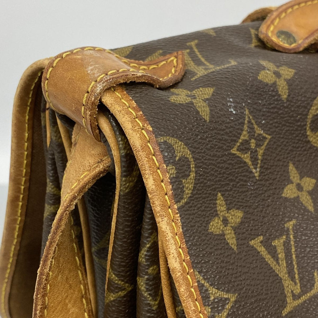 Louis Vuitton Shoulder Bag Monogram Saumur 43 Brown — view 6