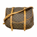 Louis Vuitton Shoulder Bag Monogram Saumur 43 Brown
