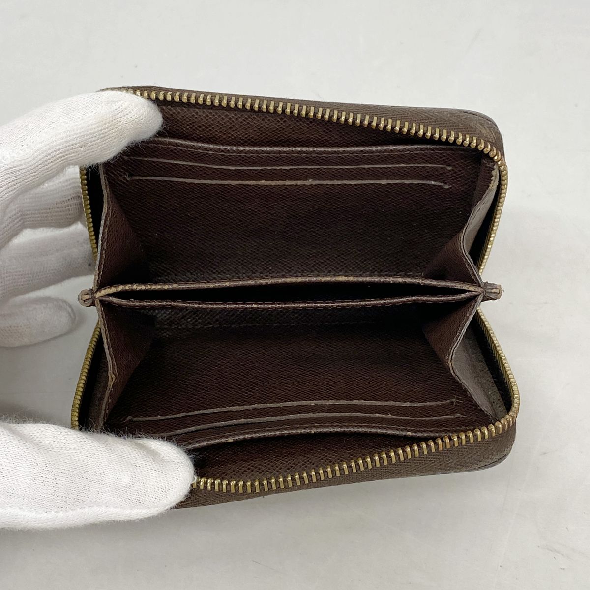 Louis Vuitton Coin Purse Damier Zippy Ebene — view 3