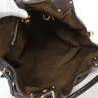 Louis Vuitton Tote Bag Mahina L Chocolat — view 4