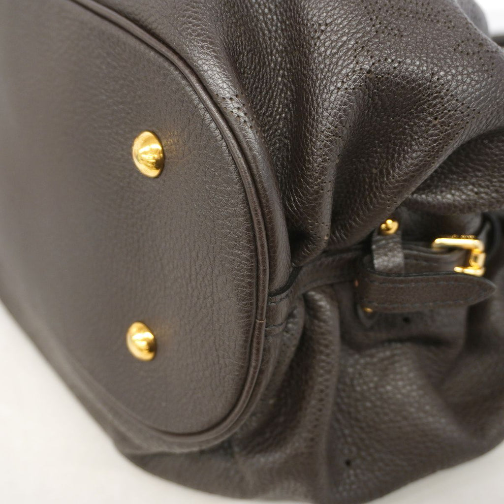 Louis Vuitton Tote Bag Mahina L Chocolat — view 6