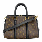 Louis Vuitton Handbag Monogram Soufflot Nvbb Brown Noir 2-Way Bag