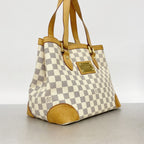 Louis Vuitton Tote Bag Damier Azur Hampstead PM White — view 2