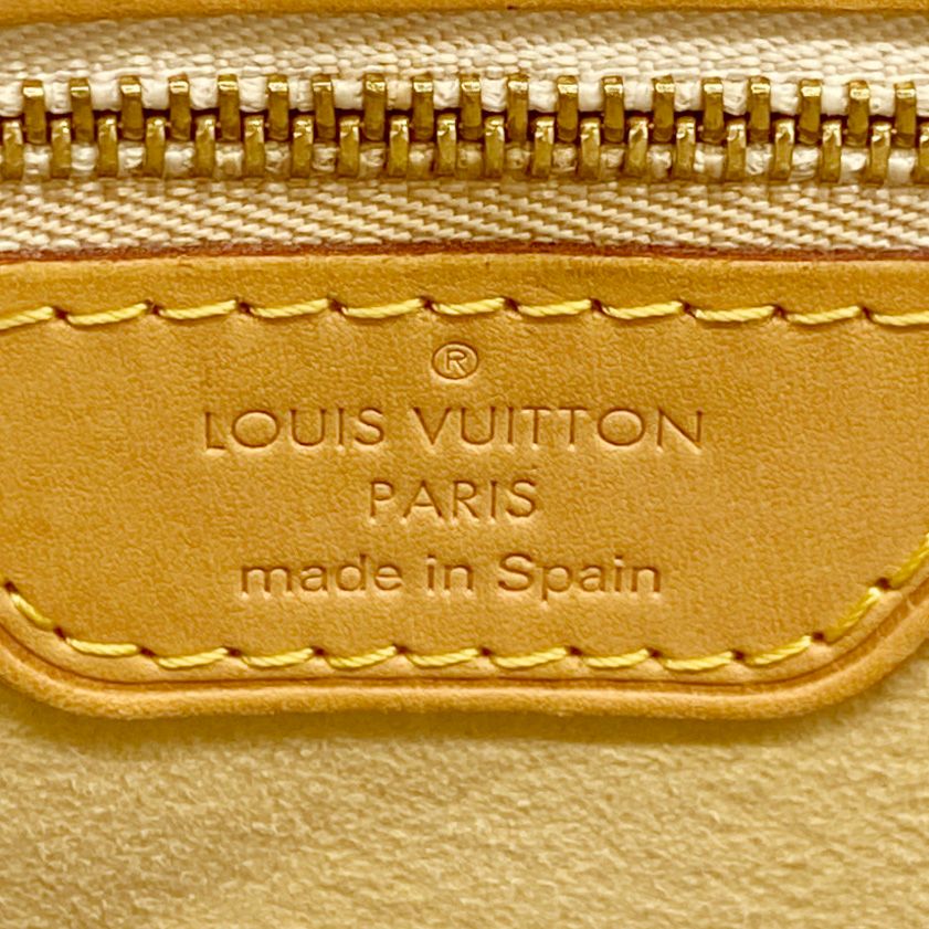 Louis Vuitton Tote Bag Damier Azur Hampstead PM White — view 5