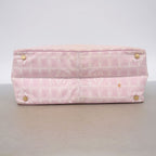 Chanel Tote Bag New Travel Nylon Pink Champagne Gold — view 3