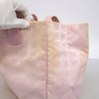 Chanel Tote Bag New Travel Nylon Pink Champagne Gold — view 7
