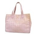 Chanel Tote Bag New Travel Nylon Pink Champagne Gold