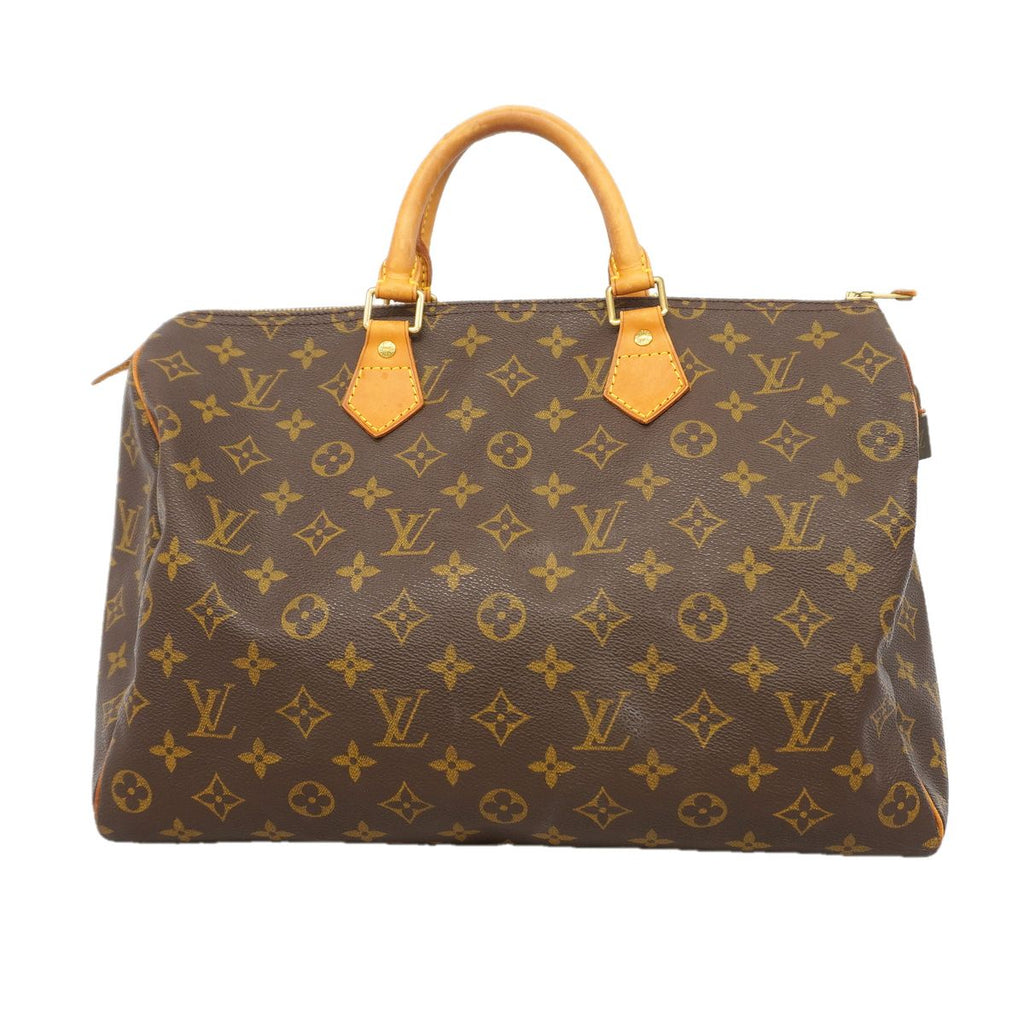Louis Vuitton Handbag Monogram Speedy 35 Brown