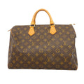 Louis Vuitton Handbag Monogram Speedy 35 Brown
