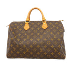 Louis Vuitton Handbag Monogram Speedy 35 Brown