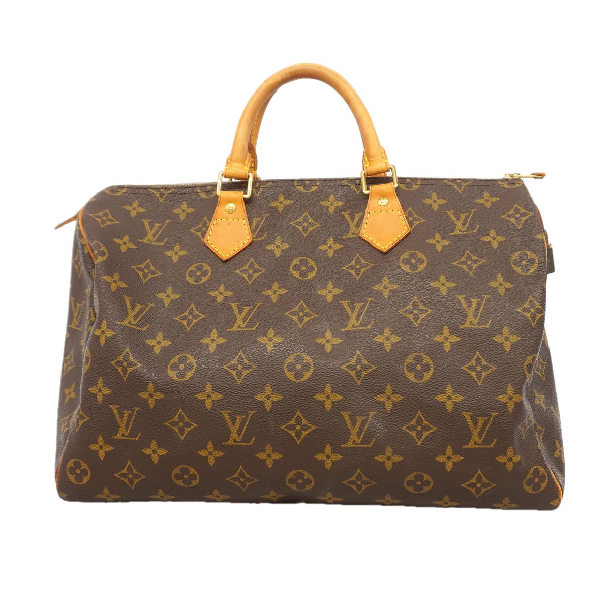 Louis Vuitton Handbag Monogram Speedy 35 Brown
