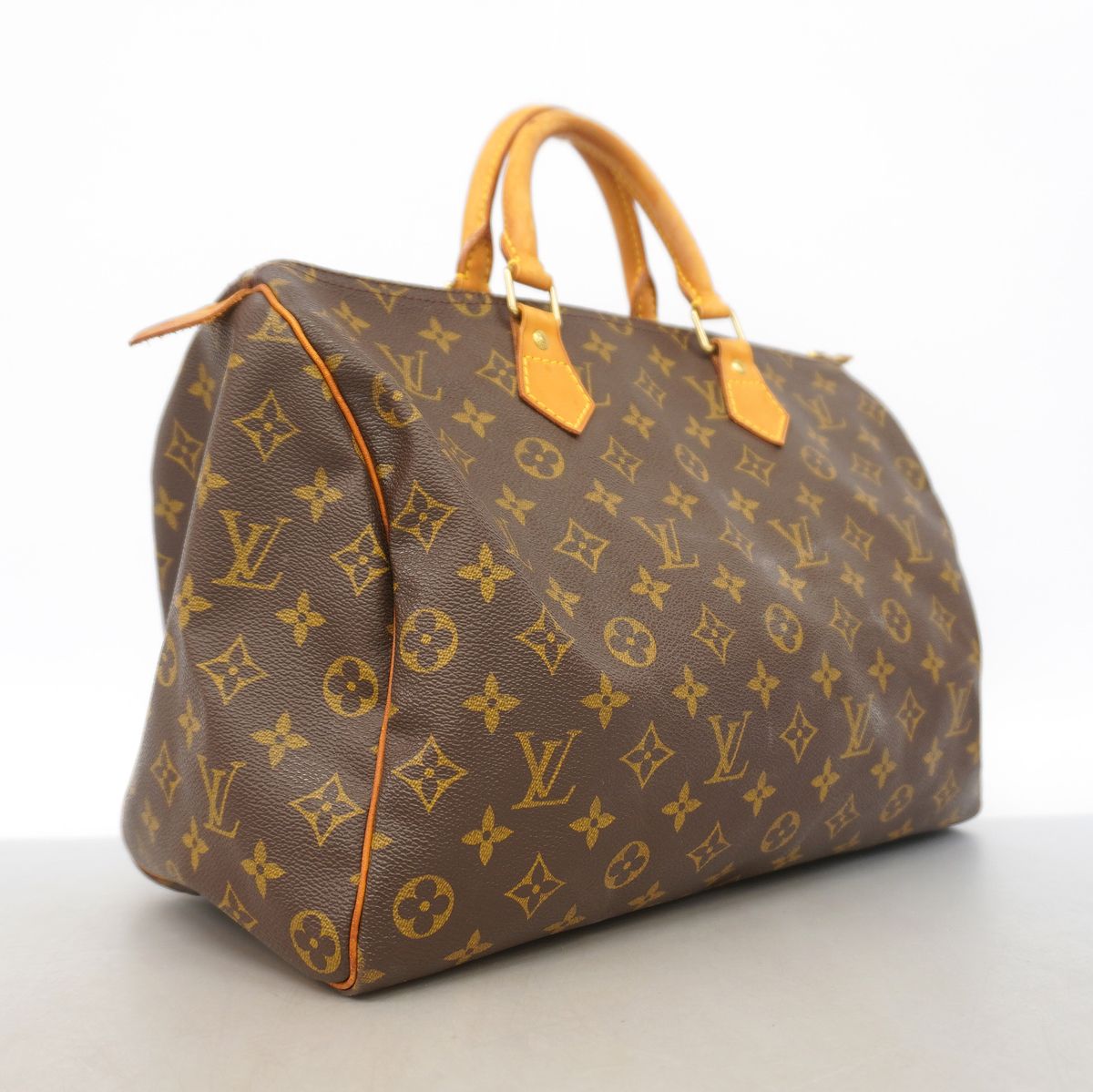 Louis Vuitton Handbag Monogram Speedy 35 Brown — view 2
