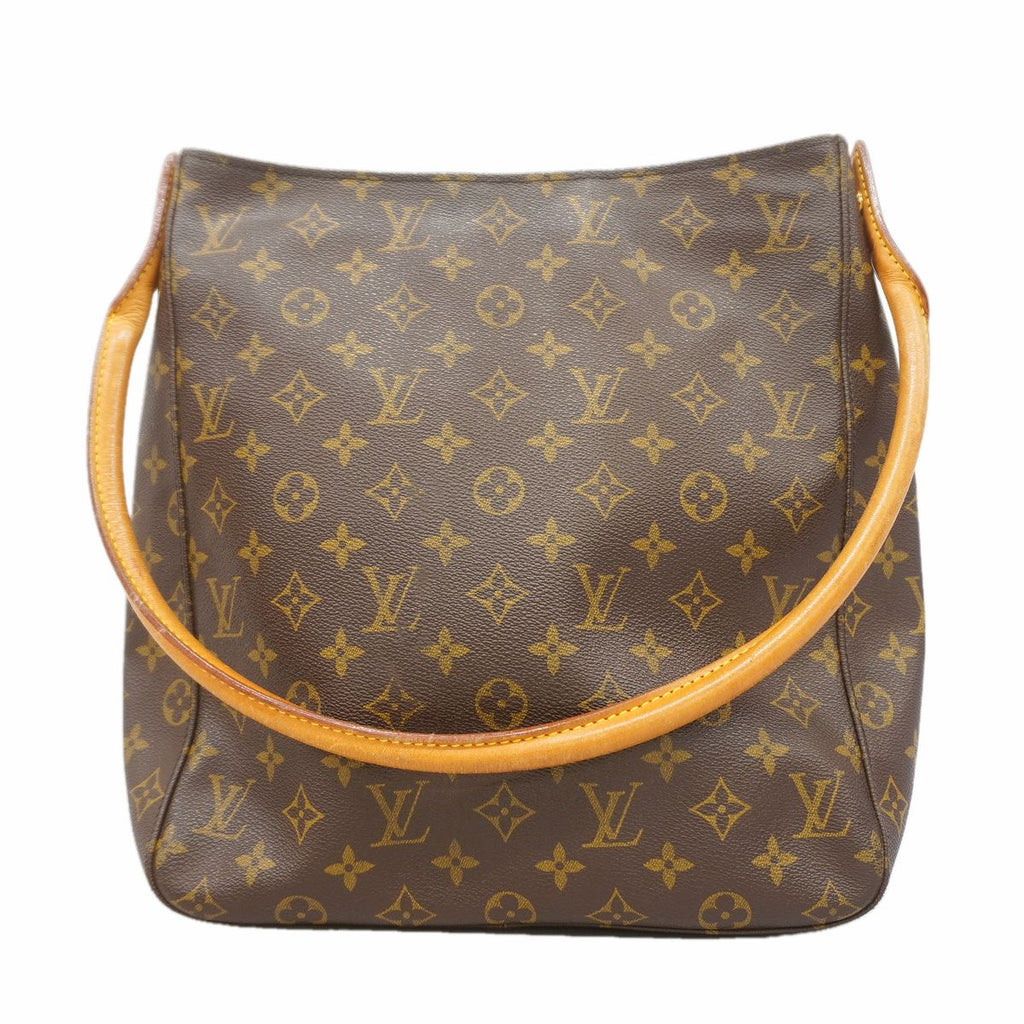 Louis Vuitton Shoulder Bag Monogram Looping GM Brown