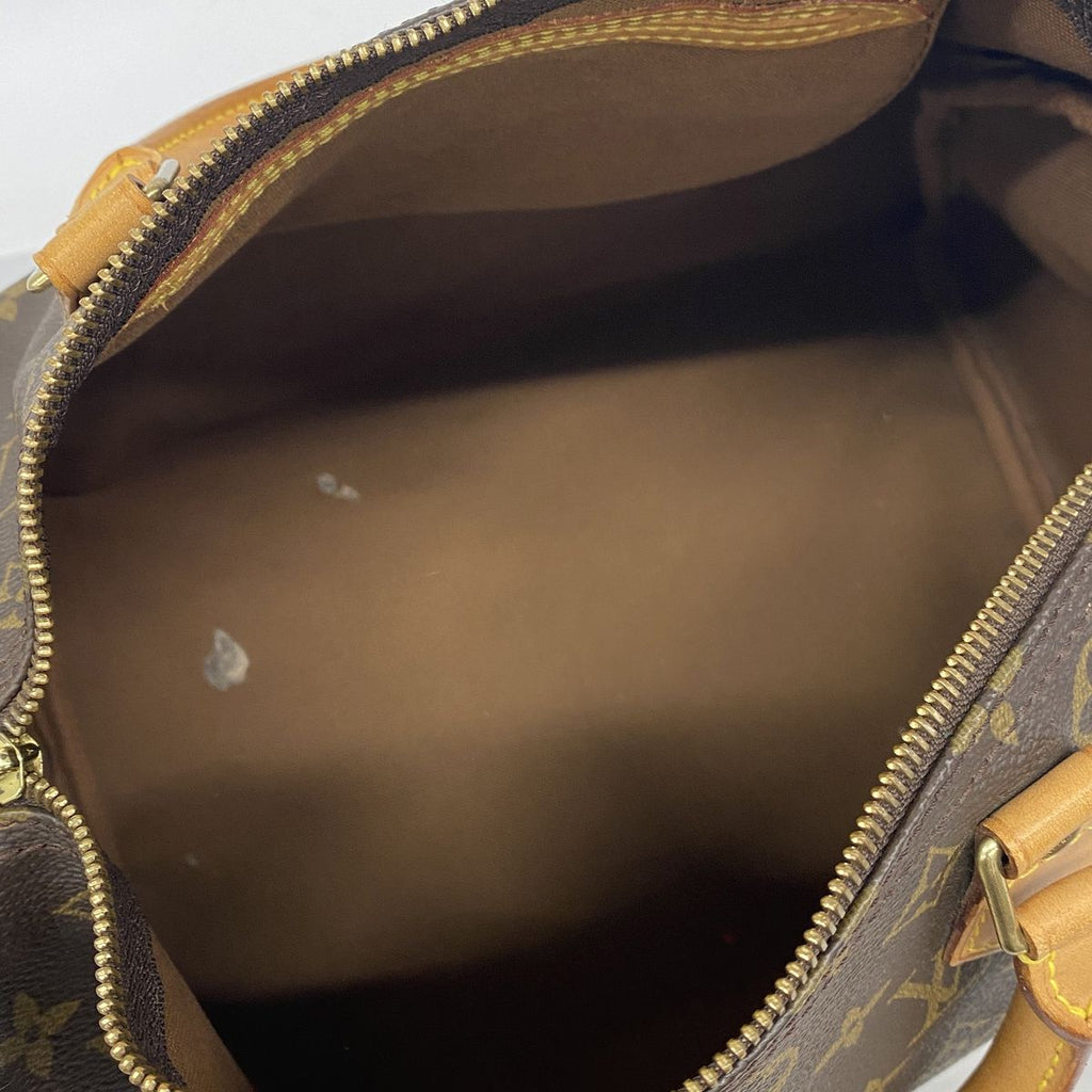 Louis Vuitton Handbag Monogram Speedy 30 Brown — view 4