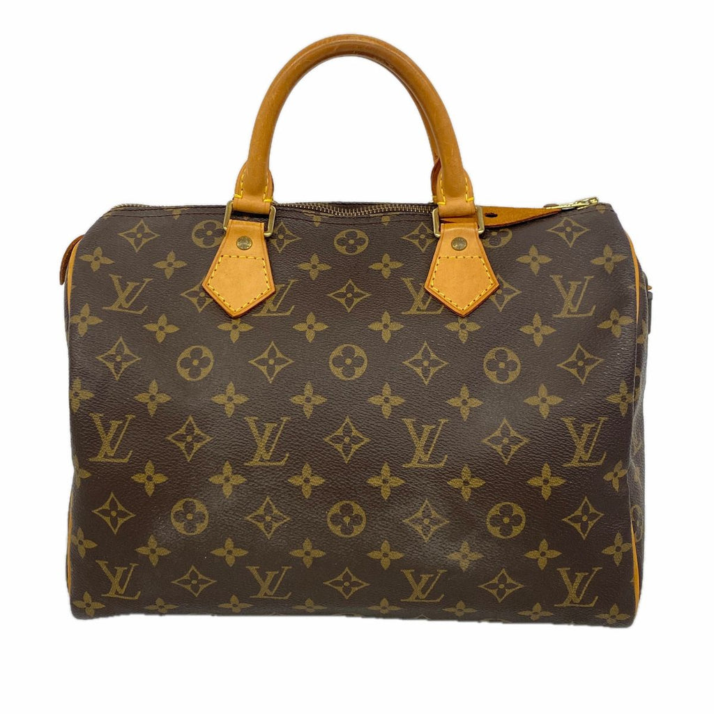 Louis Vuitton Handbag Monogram Speedy 30 Brown