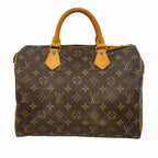 Louis Vuitton Handbag Monogram Speedy 30 Brown