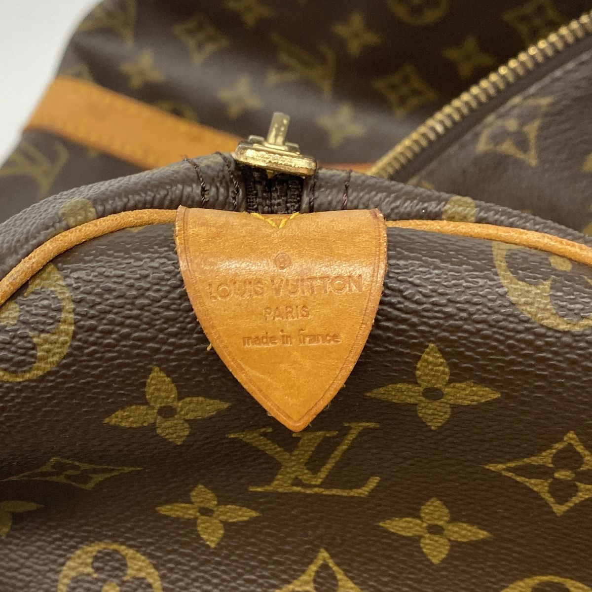 Louis Vuitton Boston Bag Monogram Keepall 50 Brown — view 5