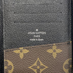 Louis Vuitton Wallet Monogram Macassar Zippy Vertical Brown Black — view 4