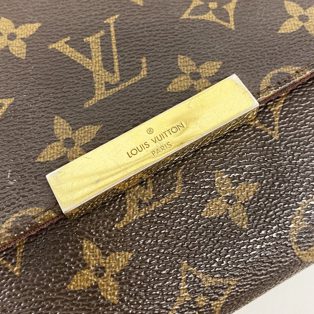 Louis Vuitton Shoulder Bag Monogram Favorite MM Brown 2-Way — view 8