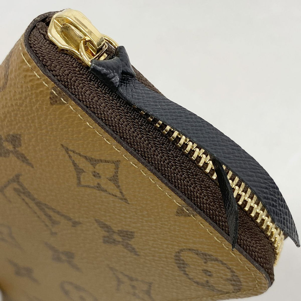 Louis Vuitton Wallet Monogram Reverse Portefeuille Clemence Brown — view 7