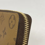 Louis Vuitton Wallet Monogram Reverse Portefeuille Clemence Brown — view 6