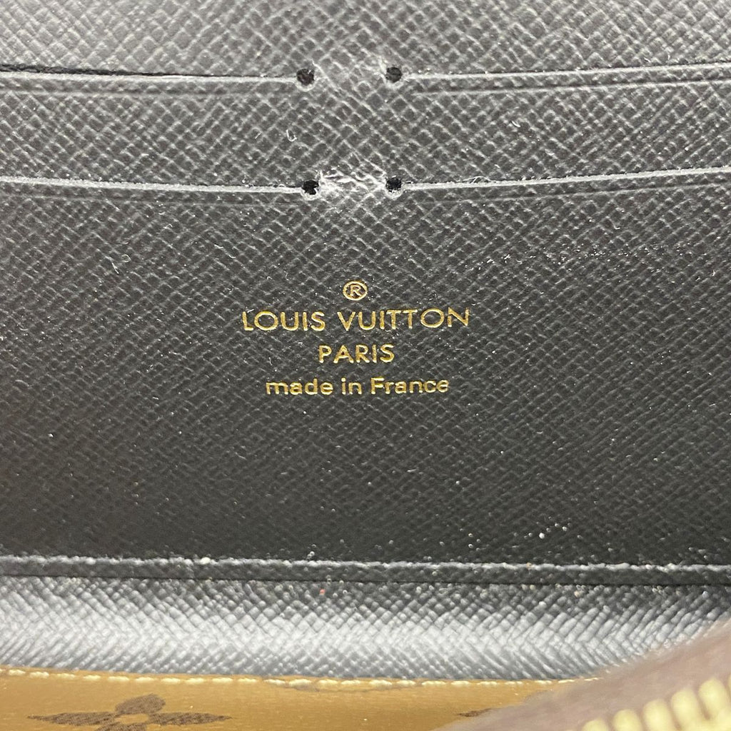 Louis Vuitton Wallet Monogram Reverse Portefeuille Clemence Brown — view 4