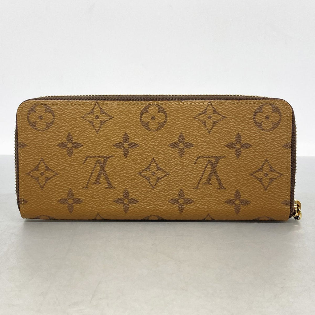 Louis Vuitton Wallet Monogram Reverse Portefeuille Clemence Brown — view 8