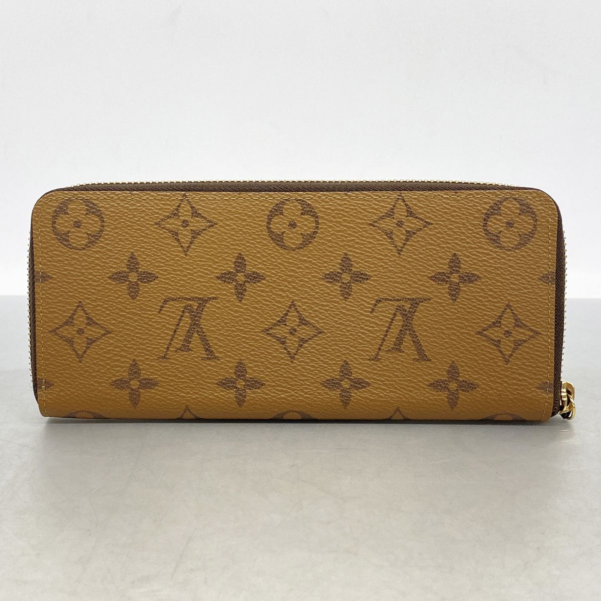 Louis Vuitton Wallet Monogram Reverse Portefeuille Clemence Brown — view 8