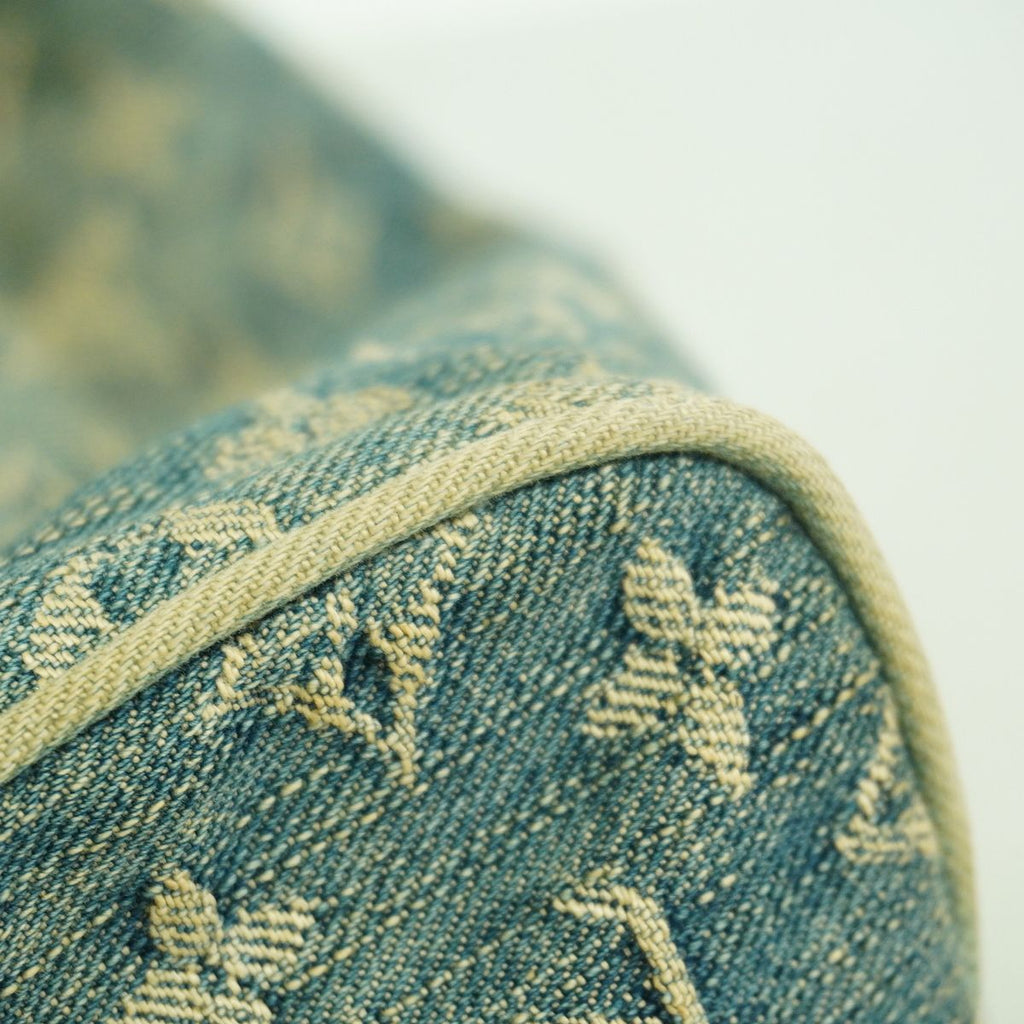 Louis Vuitton Handbag Monogram Denim Neo Speedy Blue — view 6