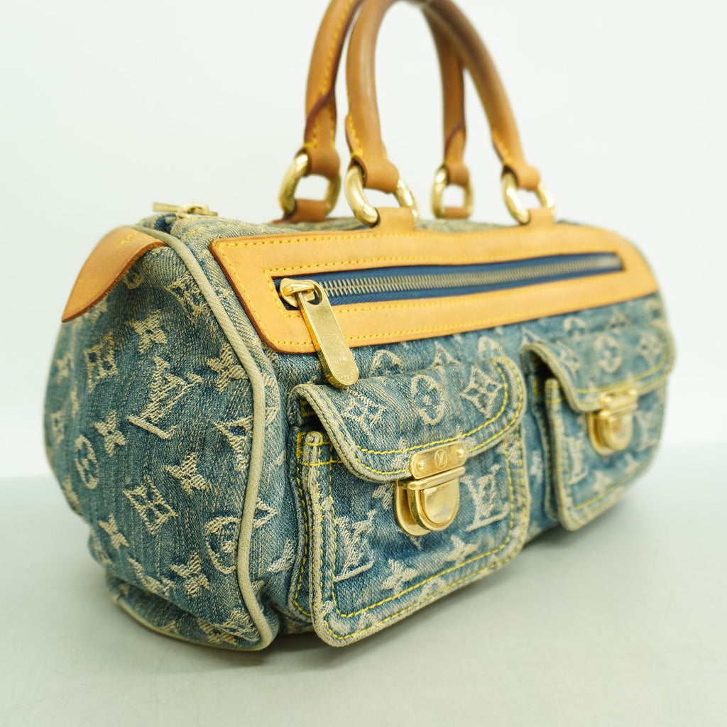 Louis Vuitton Handbag Monogram Denim Neo Speedy Blue — view 2